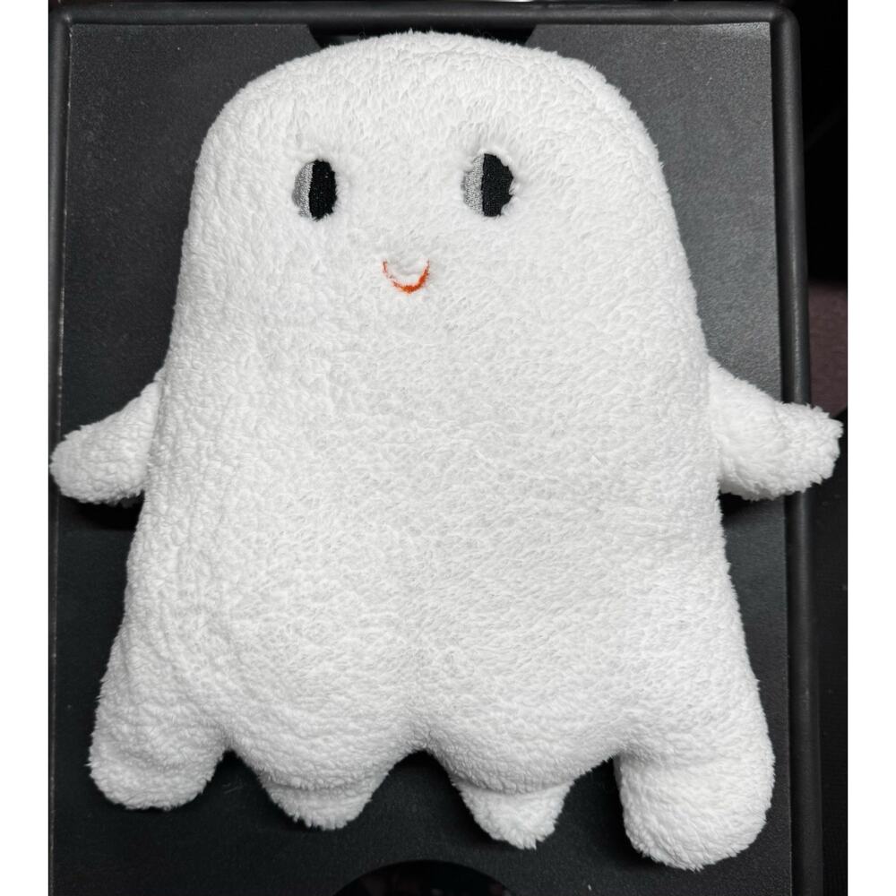 Ghost Novelty Halloween Throw Pillow White Hyde & EEK! Boutique Faux Shearling